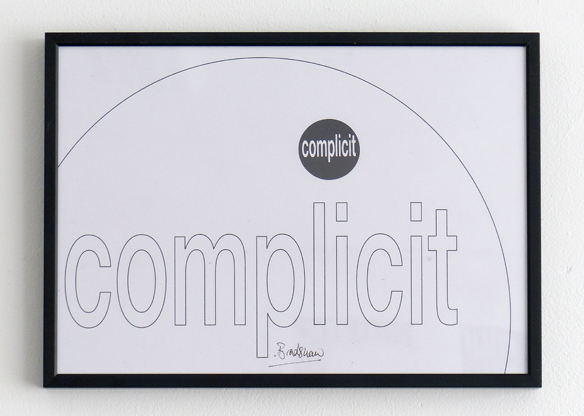 Philip Bradshaw, Installation view, complicit, Open Studio 2018